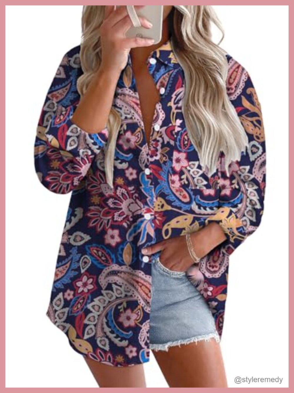 Womens Cotton Linen Button Down Shirt Long Sleeve Roll Up Blouse